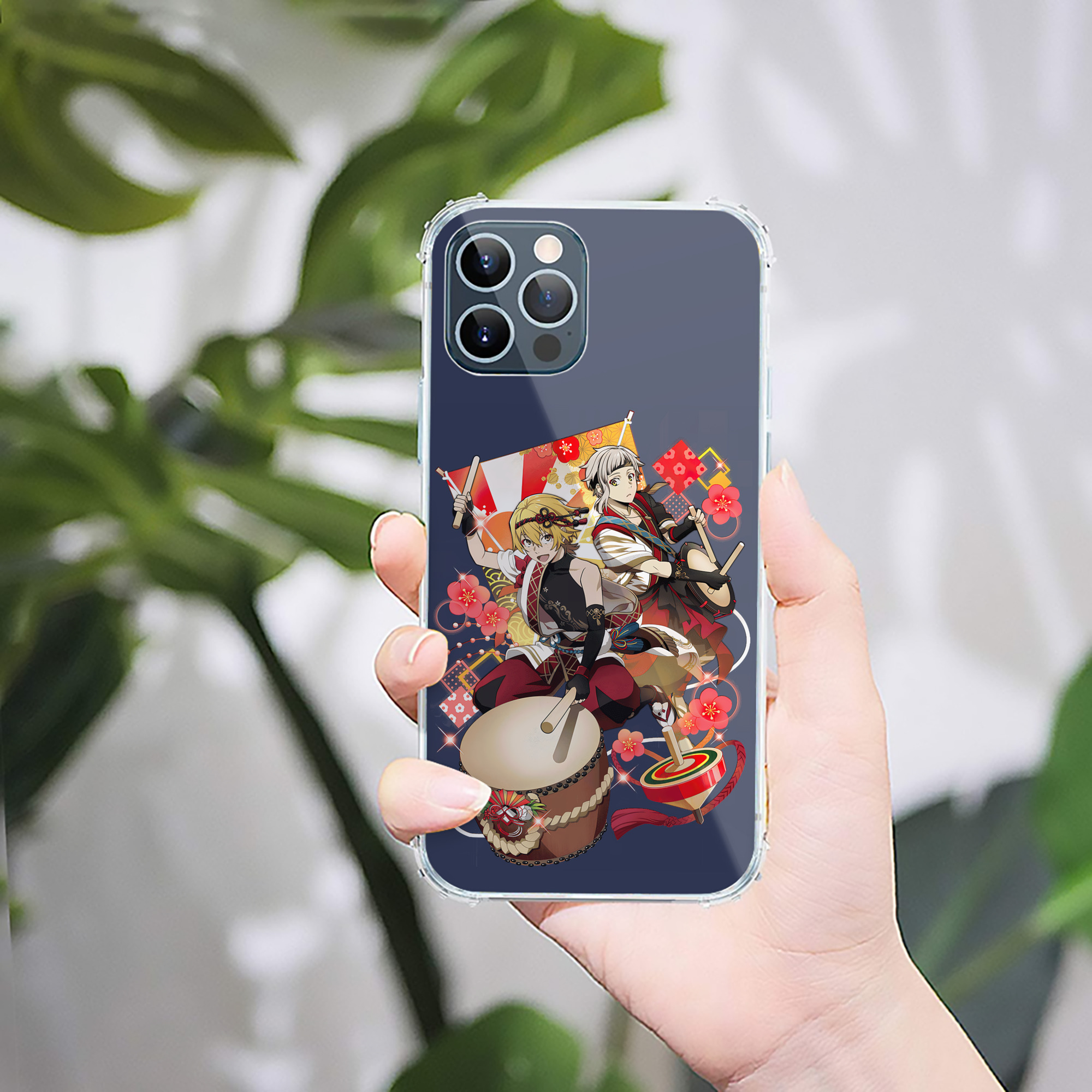 （画像用） 文豪ストレイドッグス Bungo Stray Dogs 【iPhone 12シリーズ対応】透明スマホケース（クリアソフトケース）
